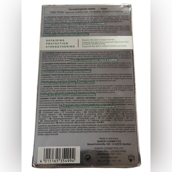 BABOR - Doctor Babor Power Serum Ampoules - Ceramide 7x2ml/0.06oz - Picture 15 of 15